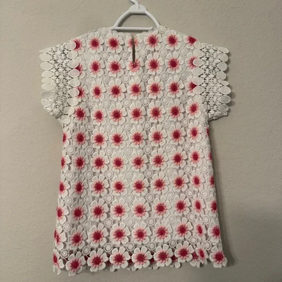 J. Crew Floral Crochet Top - Picture 4 of 5